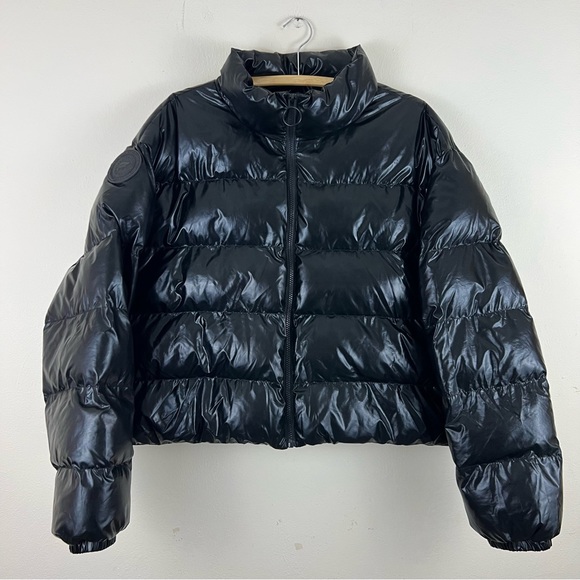 Sold | Fabletics Wander Puffer Jacket Shiny Black XXL - Picture 2 of 16